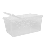 Maxbell Maxbell Pet Aquatic Reptile Breeding Box Transport Case Feeding Hatching Tank H4