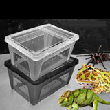 Maxbell Maxbell Pet Aquatic Reptile Breeding Box Transport Case Feeding Hatching Tank H4