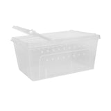 Maxbell Maxbell Pet Aquatic Reptile Breeding Box Transport Case Feeding Hatching Tank H5