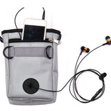 Maxbell Maxbell Dog Training Snack Treat Bag Pet Portable Waist Pouch with Buckle Belt Grey