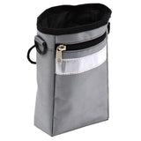 Maxbell Maxbell Dog Training Snack Treat Bag Pet Portable Waist Pouch with Buckle Belt Grey