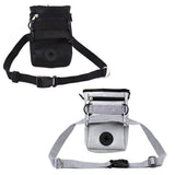 Maxbell Maxbell Dog Training Snack Treat Bag Pet Portable Waist Pouch with Buckle Belt Grey