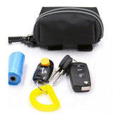 Maxbell Maxbell Portable Dog Walking Poo Bags Pet Disposable Bag Holder w/Plastic Hasp Black