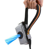 Maxbell Maxbell Portable Dog Walking Poo Bags Pet Disposable Bag Holder w/Plastic Hasp Grey