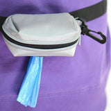 Maxbell Maxbell Portable Dog Walking Poo Bags Pet Disposable Bag Holder w/Plastic Hasp Grey