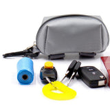 Maxbell Maxbell Portable Dog Walking Poo Bags Pet Disposable Bag Holder w/Plastic Hasp Grey