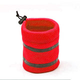 Maxbell Maxbell Elastic Pet Dog Nylon Running Jogging Walking Strap Leash Harness Set Red