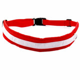 Maxbell Maxbell Elastic Pet Dog Nylon Running Jogging Walking Strap Leash Harness Set Red