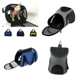 Maxbell Maxbell Cat Dog Carrier Backpack Breathable Mesh Pet Travel Bag Tote with Soft Pad L