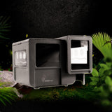 Maxbell Maxbell Pet Reptile Turtle Frog Lizard Terrarium Basking Tank Ramp Bank Dock Black