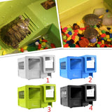 Maxbell Maxbell Pet Reptile Turtle Frog Lizard Terrarium Basking Tank Ramp Bank Dock Black