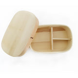 Maxbell Japan-style Vintage Wooden Bento Sushi Lunch Box Picnic Food Container #2 - Aladdin Shoppers