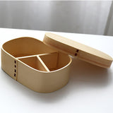 Maxbell Japan-style Vintage Wooden Bento Sushi Lunch Box Picnic Food Container #2 - Aladdin Shoppers