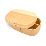 Maxbell Japan-style Vintage Wooden Bento Sushi Lunch Box Picnic Food Container #2 - Aladdin Shoppers