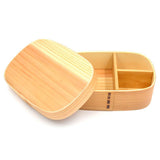 Maxbell Japan-style Vintage Wooden Bento Sushi Lunch Box Picnic Food Container #2 - Aladdin Shoppers