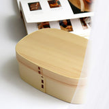 Maxbell Japan-style Vintage Wooden Bento Sushi Lunch Box Picnic Food Container #2 - Aladdin Shoppers