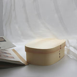 Maxbell Japan-style Vintage Wooden Bento Sushi Lunch Box Picnic Food Container #2 - Aladdin Shoppers
