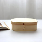 Maxbell Japan-style Vintage Wooden Bento Sushi Lunch Box Picnic Food Container #2 - Aladdin Shoppers