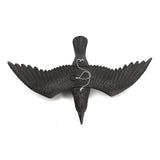 Maxbell 2pcs Realistic Flying Hunting Black Crow Decoy Garden Scarer Scarecrow
