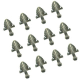 Maxbell 24Pcs Antique Wooden Box Feet Leg+12pcs Wood Case Book Album Guard Corner