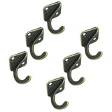 Maxbell 12Pcs Cloth Coat Towel Hangers Door Wall Kitchen Bedroom Bath Hooks 2 Styles