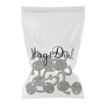 Maxbell 12Pcs Cloth Coat Towel Hangers Door Wall Kitchen Bedroom Bath Hooks 2 Styles