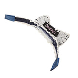 Maxbell Maxbell Pet Dog Traction Rope Lead Leash Collar Harness Strap Headband M BLU Stripe