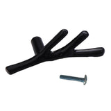 Maxbell Twig Knob Tree Branch Pull Handle For Furniture Kitchen Wardrobe 68mm Black - Aladdin Shoppers