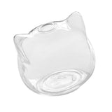 Lovely Cat Shaped Clear Glass Flower Hydroponic Diaplay Vases Terrarium Container Living Room Decor