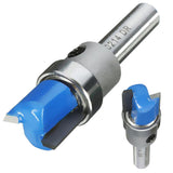 1/4”Shank Mortise/Template Flush Trim Cutter Router Bit 1/2''x2/5’’x 1-3/4’’