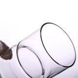 Maxbell 2 Clear Hyacinth Glass Vase Flower Planter Pot DIY Terrarium Container Decor