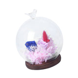 Maxbell Maxbell Glass Cover Landscape Vase Terrarium Container with Flowers Decor Gift Bird
