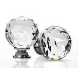 Maxbell Maxbell 30mm Clear Crystal Glass Door Knob Drawer Cabinet Furniture Bin Handle Knob