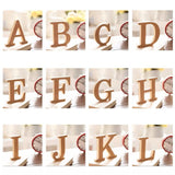 Maxbell Wooden Alphabet Craft Letter Plaque Wall Hanging Wedding Nursery Decor B - Aladdin Shoppers