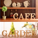 Maxbell 2x Wooden Alphabet Craft Letter Plaque Wall Hanging Wedding Nursery Decor C