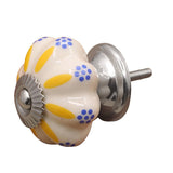 Maxbell Classical Ceramic Furniture Knob Wardrobe Cabinet Drawer Pull Handle Flower - Aladdin Shoppers