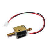Maxbell 3Pcs DC12V Lock Tongue Push Luggage Electric Solenoid Garage Door Drawer