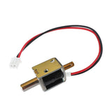 Maxbell 3Pcs DC12V Lock Tongue Push Luggage Electric Solenoid Garage Door Drawer