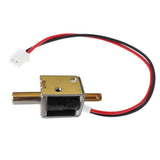 Maxbell 3Pcs DC12V Lock Tongue Push Luggage Electric Solenoid Garage Door Drawer