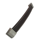 Maxbell 192mm Modern Leather Kitchen Cabinet Cupboard Door Drawer Pull Handle -Brown