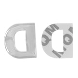 Maxbell 3D DIY Metallic Letter D Alphabet Sticker Car Emblem DIY Figure Badge Decal - Aladdin Shoppers