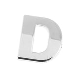 Maxbell 3D DIY Metallic Letter D Alphabet Sticker Car Emblem DIY Figure Badge Decal - Aladdin Shoppers