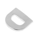 Maxbell 3D DIY Metallic Letter D Alphabet Sticker Car Emblem DIY Figure Badge Decal - Aladdin Shoppers