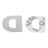 Maxbell 3D DIY Metallic Letter D Alphabet Sticker Car Emblem DIY Figure Badge Decal - Aladdin Shoppers