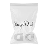 Maxbell 3D DIY Metallic Letter D Alphabet Sticker Car Emblem DIY Figure Badge Decal - Aladdin Shoppers