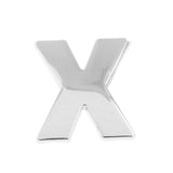Maxbell 3D DIY Metallic Letter X Alphabet Sticker Car Emblem DIY Figure Badge Decal - Aladdin Shoppers