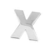 Maxbell 3D DIY Metallic Letter X Alphabet Sticker Car Emblem DIY Figure Badge Decal - Aladdin Shoppers
