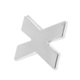 Maxbell 3D DIY Metallic Letter X Alphabet Sticker Car Emblem DIY Figure Badge Decal - Aladdin Shoppers