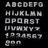 Maxbell 3D DIY Metallic Number 5 Alphabet Sticker Car Emblem DIY Figure Badge Decal - Aladdin Shoppers