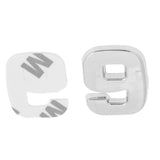 Maxbell 3D DIY Metallic Number 9 Alphabet Sticker Car Emblem DIY Figure Badge Decal - Aladdin Shoppers